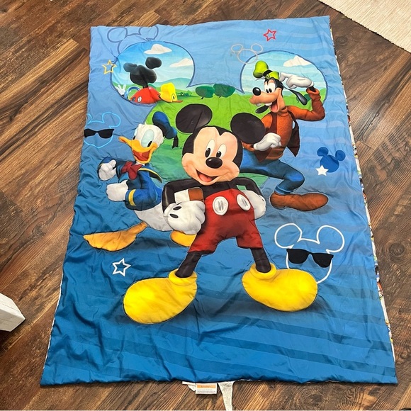 Mickey Mouse Comforter Toddler Size Goofy Donald Disney - Picture 1 of 4